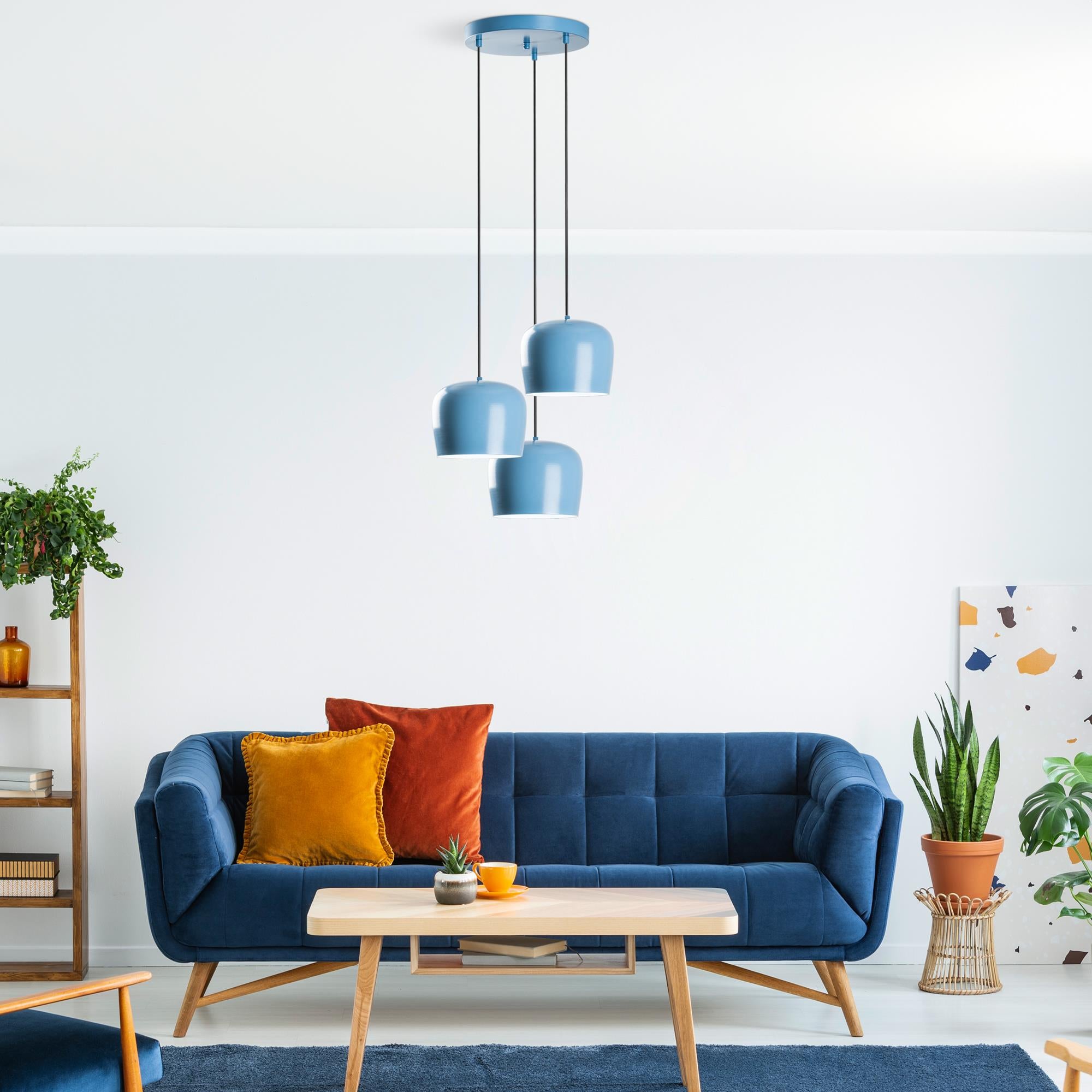 Yozgat N 1413 Açık Mavi Sıvama Sarkıt Aydınlatma | ByLamp