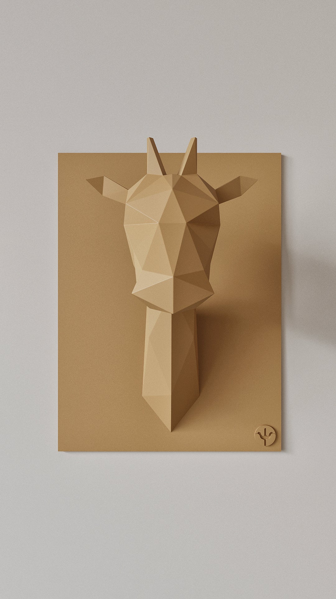 Dekoratif Zürafa Büst Duvar Panosu | ByLamp