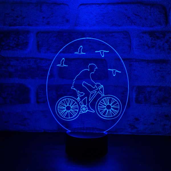 3D Bicycle & Bird Lamp