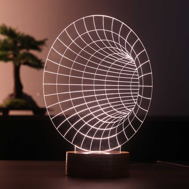3D Black Hole Led Table Lamp