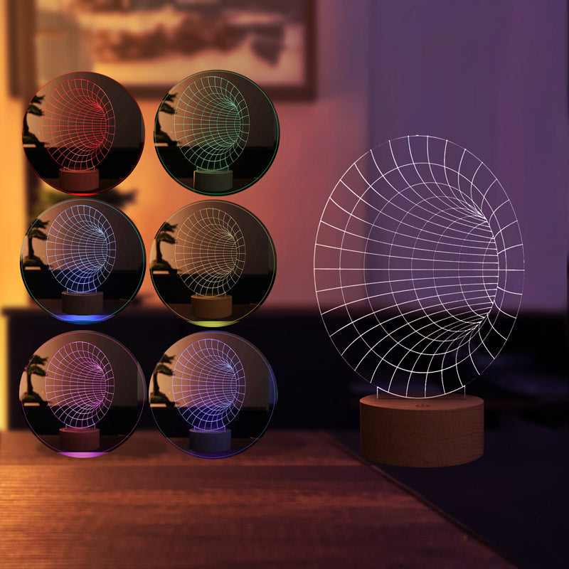 3D Black Hole Led Table Lamp