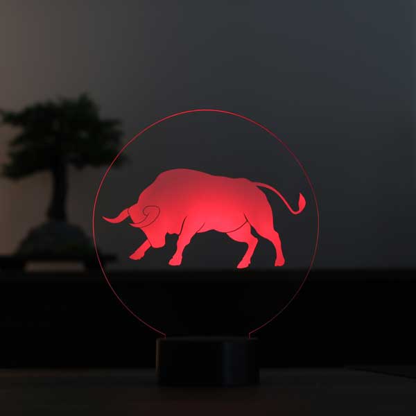3-D Taurus LED Night Light