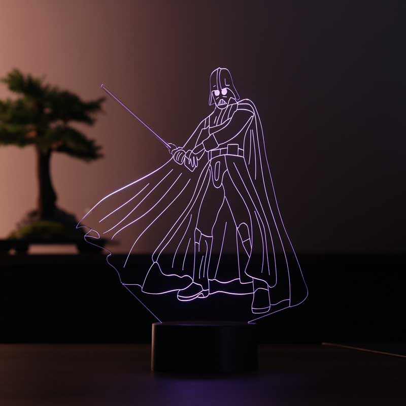 3D Darth Vader Gift LED Lamp