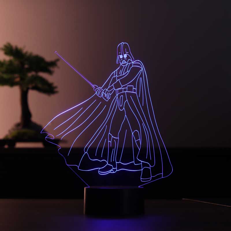 3D Darth Vader Gift LED Lamp