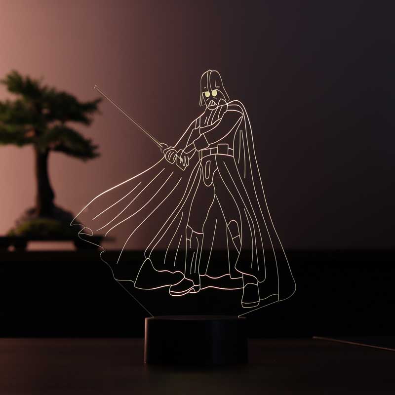 3D Darth Vader Gift LED Lamp