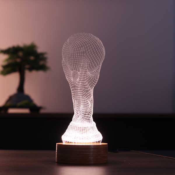 3D World Cup LED Night Light