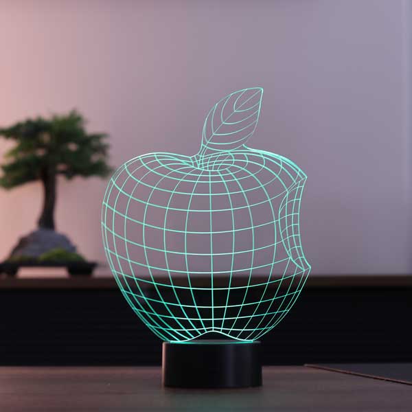 3D Apple Night Light