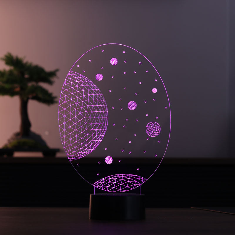 3D Galaxy Lamp