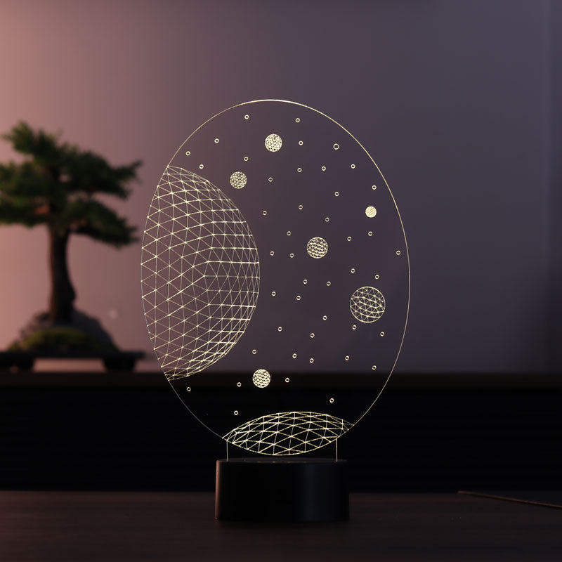 3D Galaxy Lamp