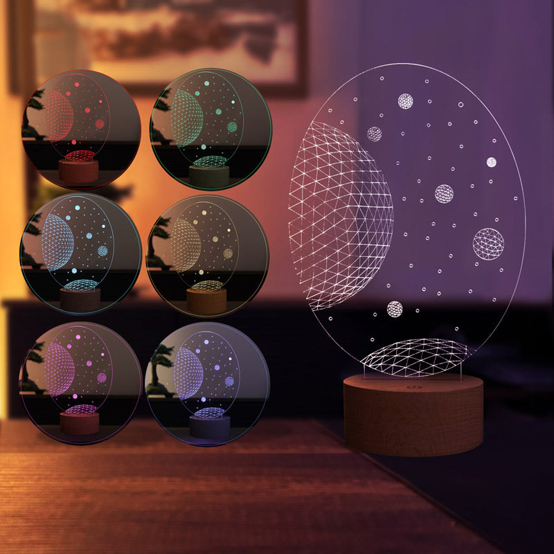 3D Galaxy Lamp