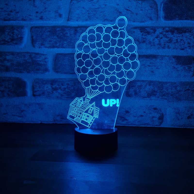 3D House Up Night Light