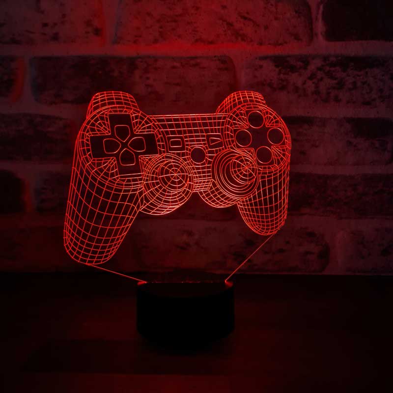 3-D joystick led table lamp