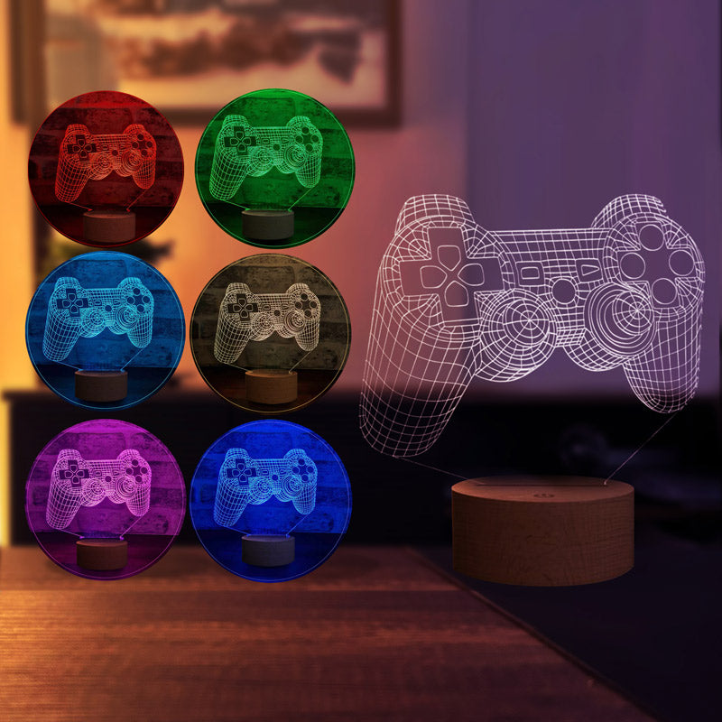 3-D joystick led table lamp