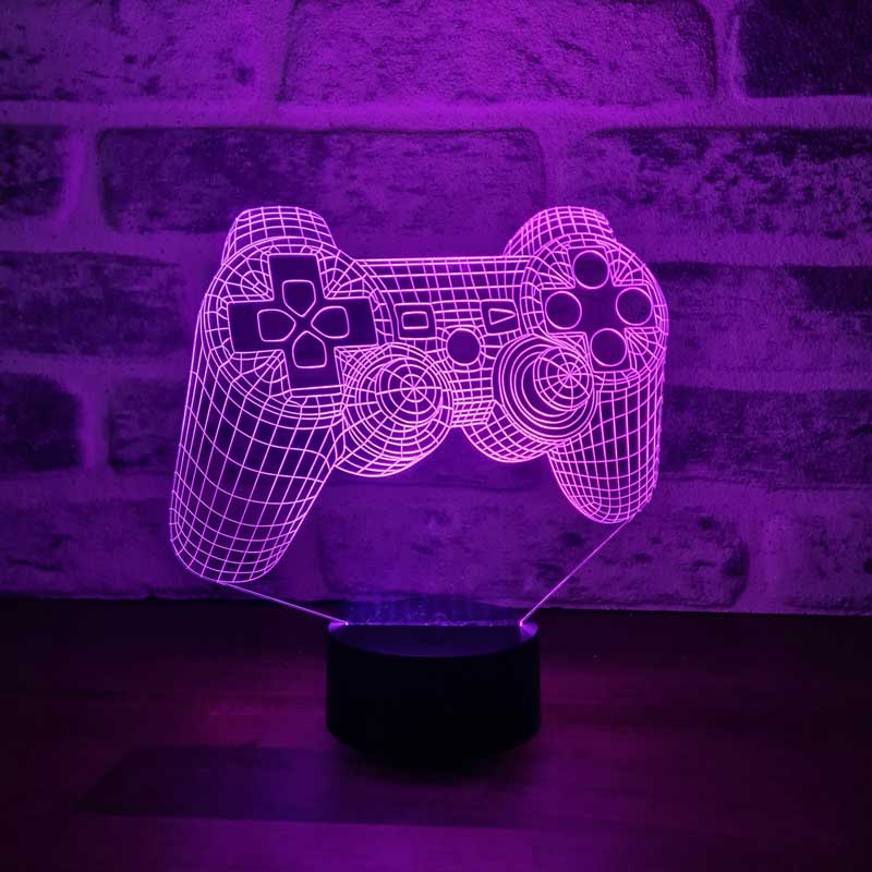 3-D joystick led table lamp