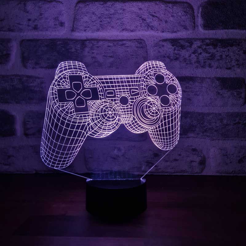 3-D joystick led table lamp