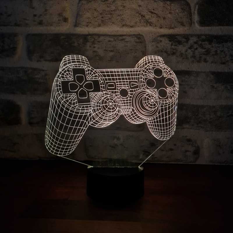 3-D joystick led table lamp