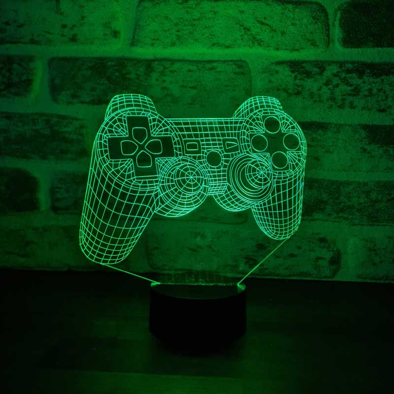 3-D joystick led table lamp