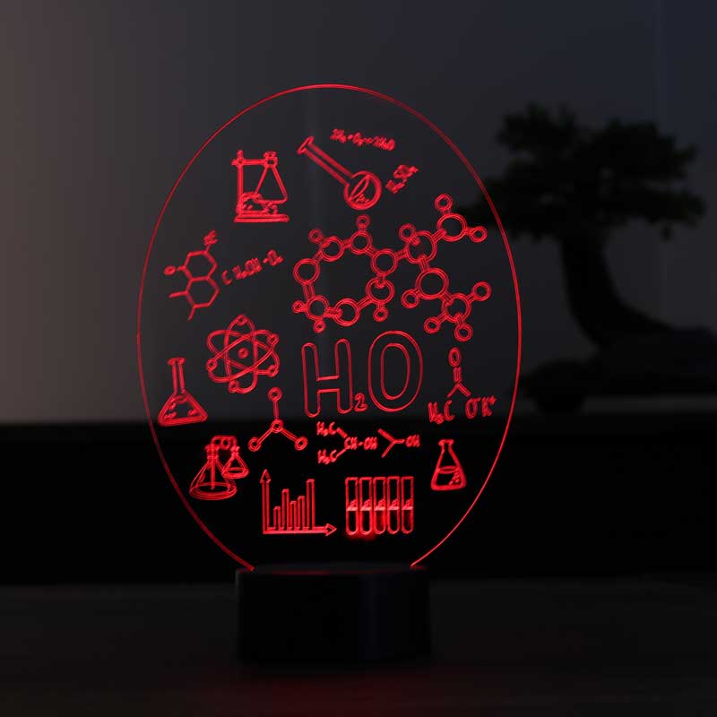 Chemistry LED Table Lamp