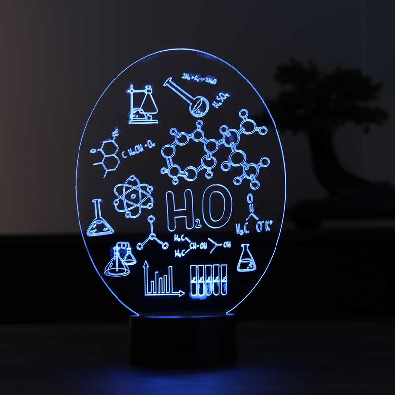 Chemistry LED Table Lamp