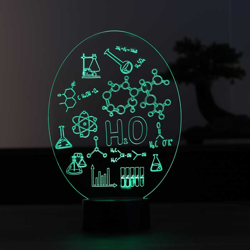 Chemistry LED Table Lamp