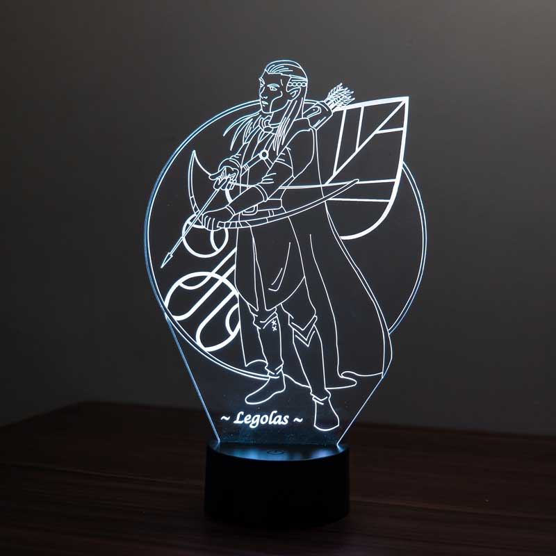 Legolas Figürlü Dekoratif Hediye Led Masa Lambası | BYLAMP