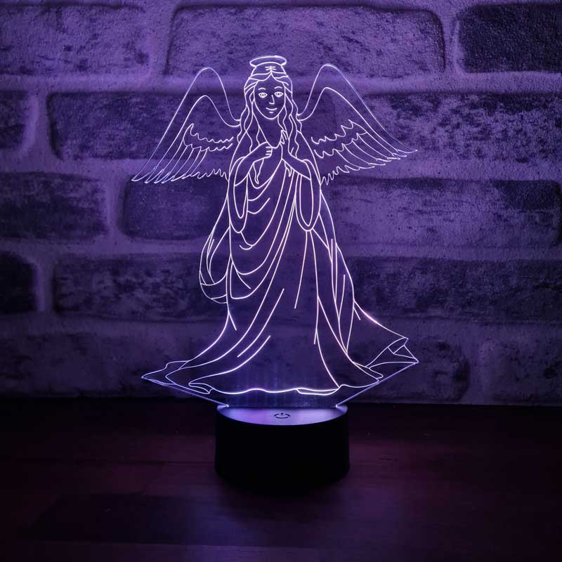 3D Angel Led Lamp