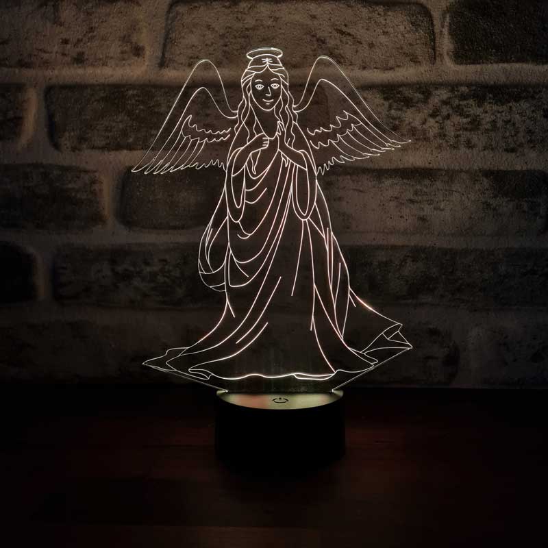 3D Angel Led Lamp