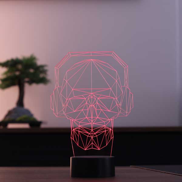 3D Music LED Lamp