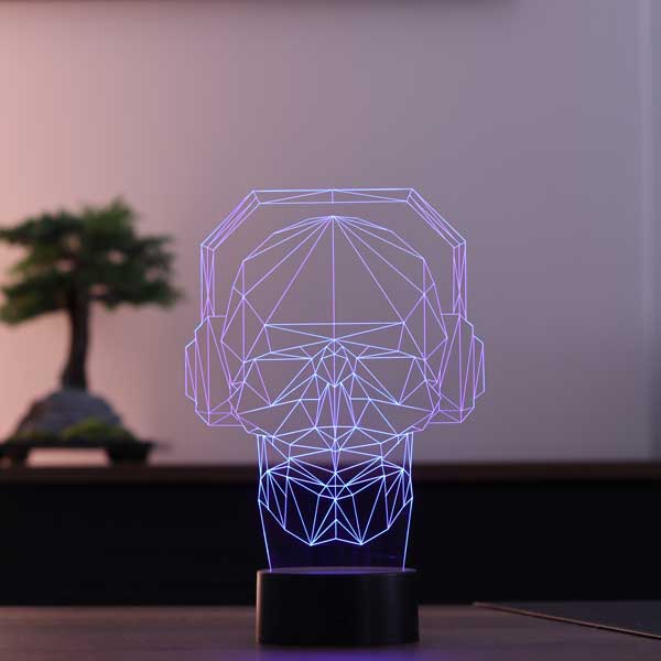 3D Music LED Lamp