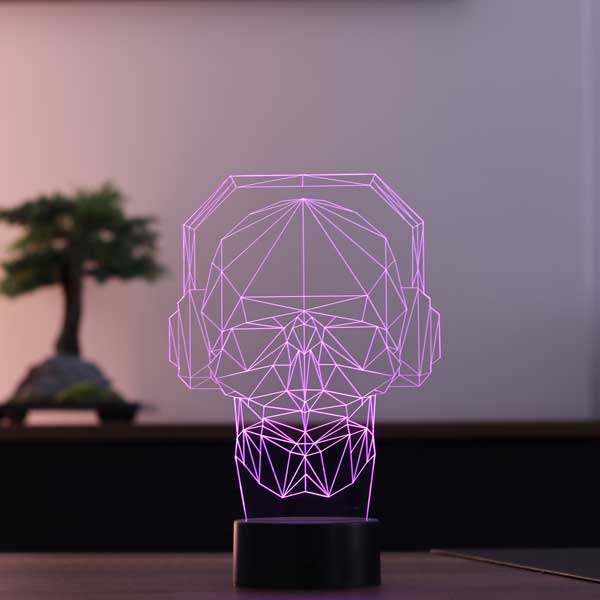 3D Music LED Lamp