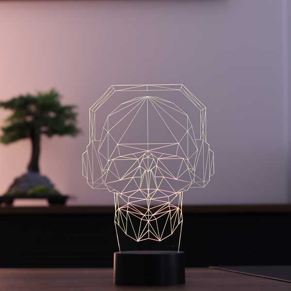 3D Music LED Lamp