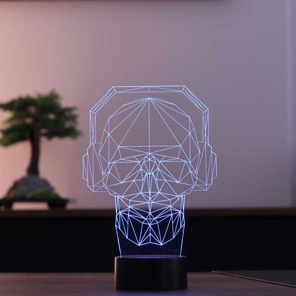 3D Music LED Lamp