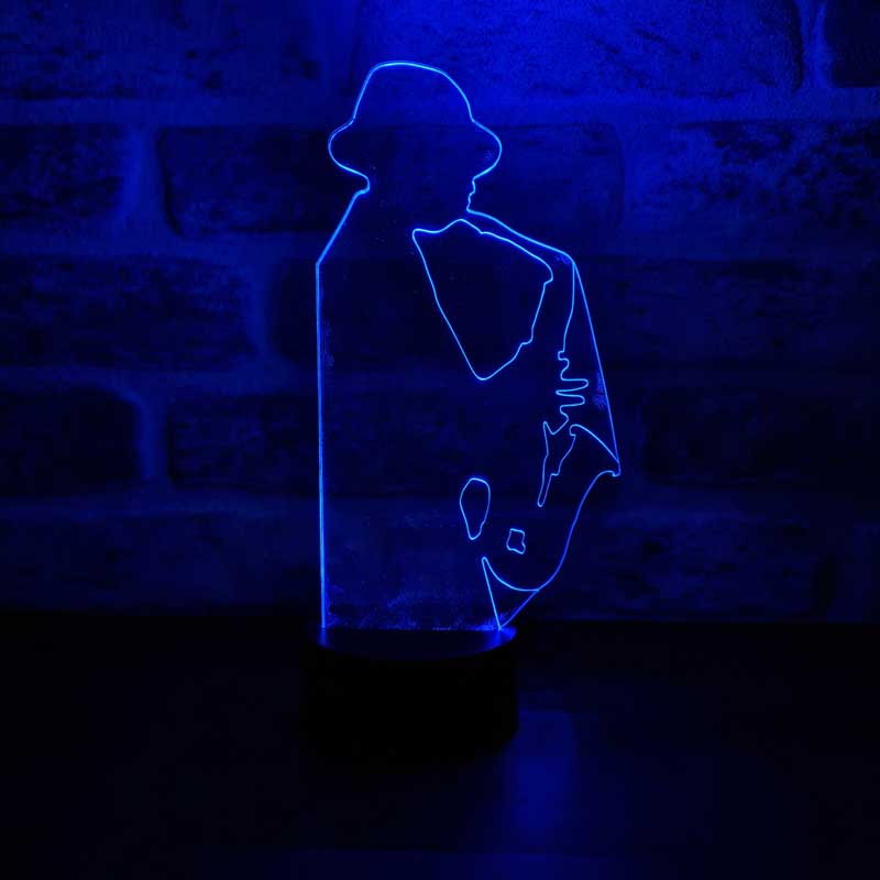 Müzisyen Figürlü Dekoratif Hediye Led Masa Lambası | BYLAMP