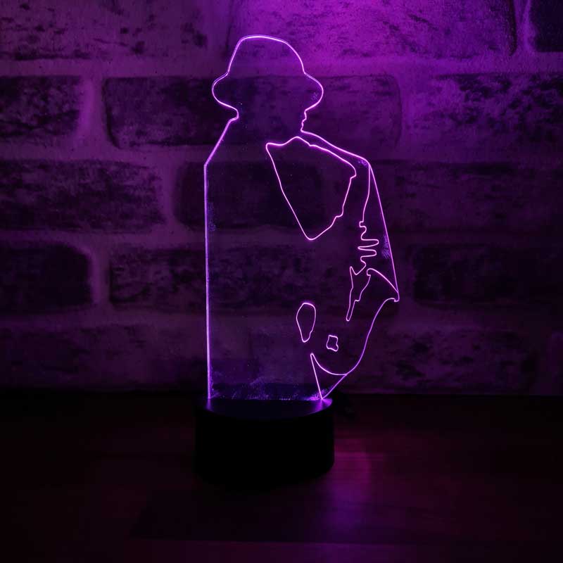 Müzisyen Figürlü Dekoratif Hediye Led Masa Lambası | BYLAMP