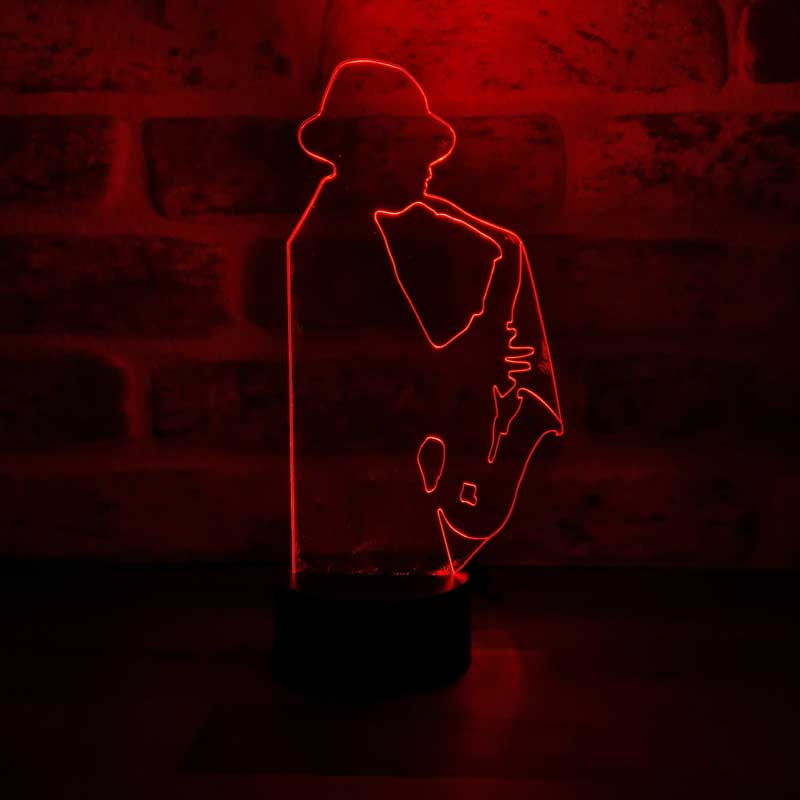 Müzisyen Figürlü Dekoratif Hediye Led Masa Lambası | BYLAMP