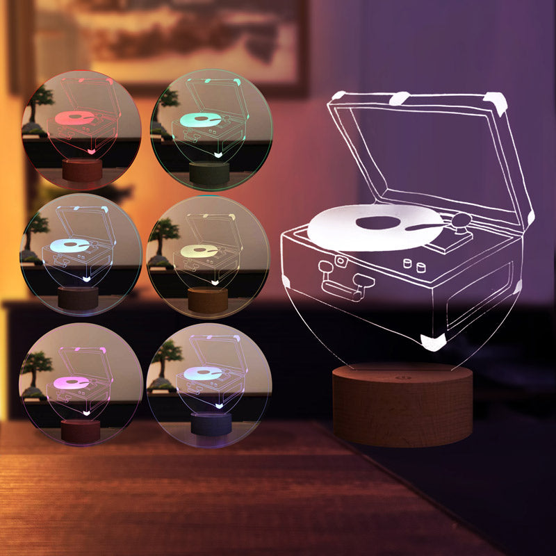 Pikap Figürlü Dekoratif Hediye Led Masa Lambası | BYLAMP