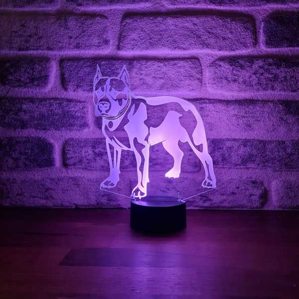 3D Pitbull Led Lamp
