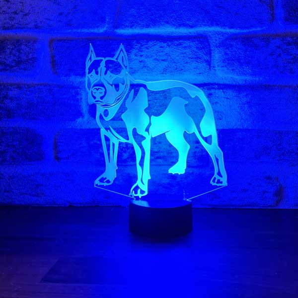 3D Pitbull Led Lamp
