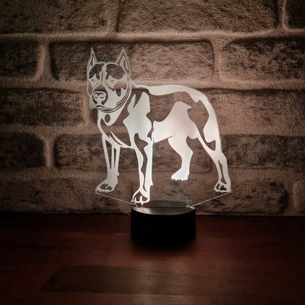 3D Pitbull Led Lamp