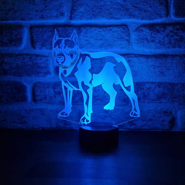 3D Pitbull Led Lamp
