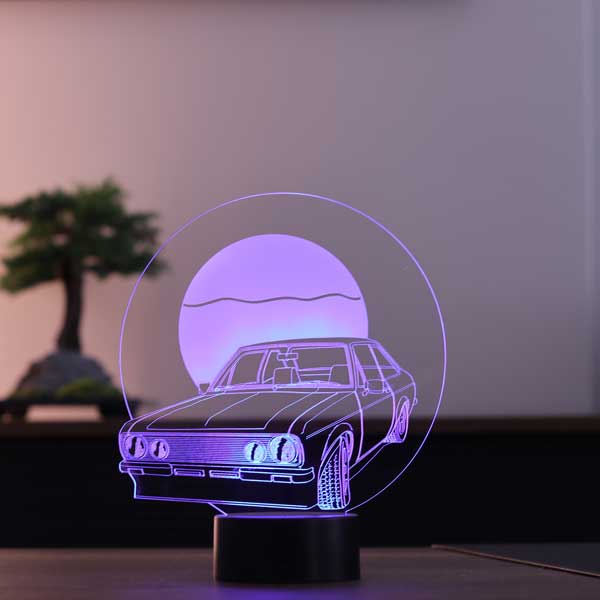 3-D retro car led lamp