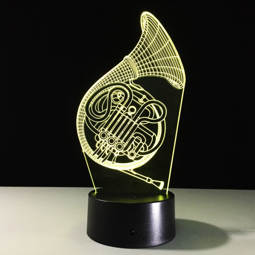 3-D Saxophone LED Lamp