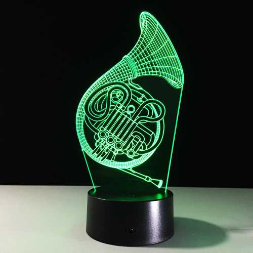 3-D Saxophone LED Lamp