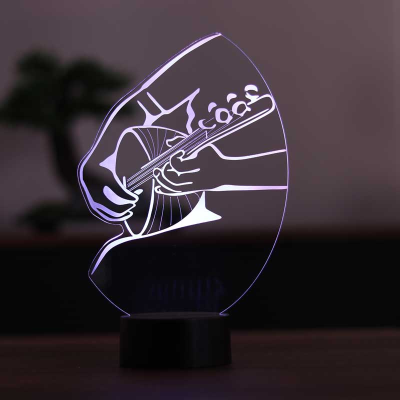 3-D Shaz LED Lamp