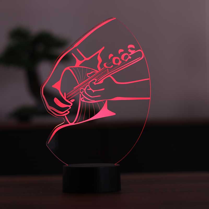 3-D Shaz LED Lamp