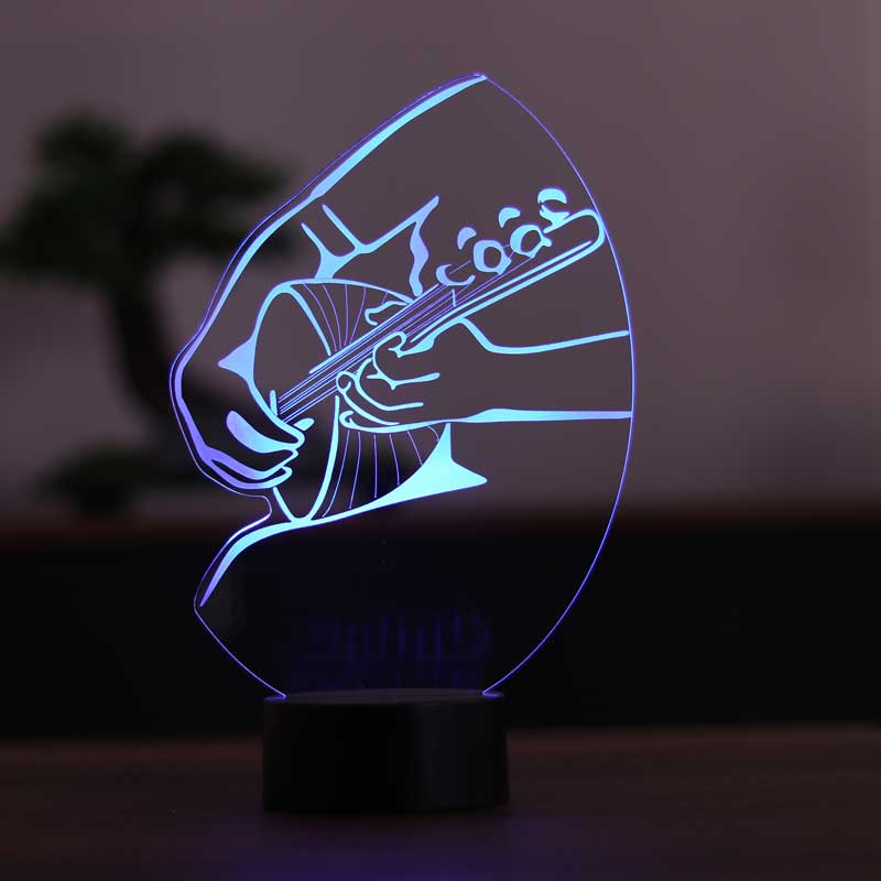 3-D Shaz LED Lamp