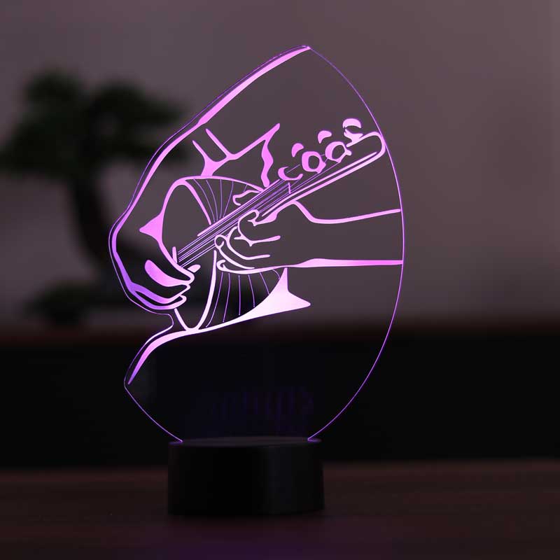 3-D Shaz LED Lamp