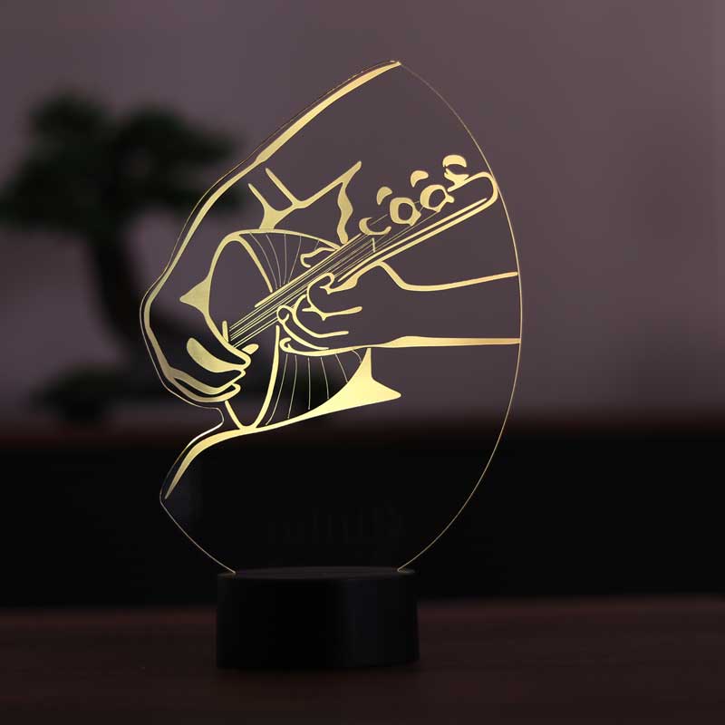 3-D Shaz LED Lamp