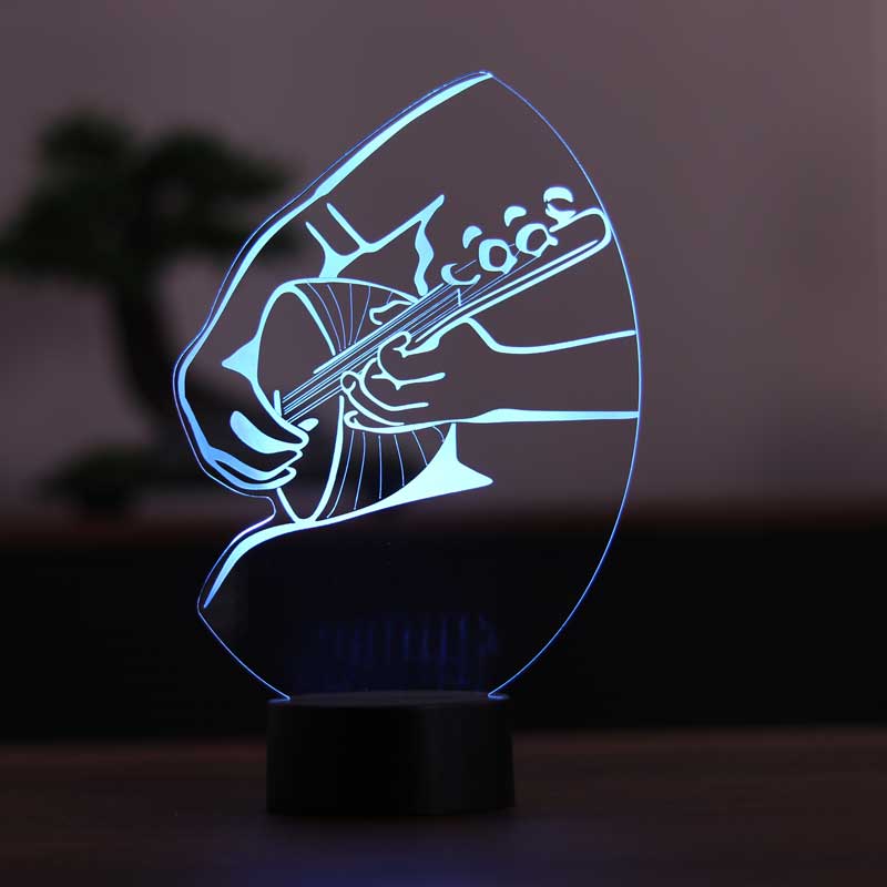 3-D Shaz LED Lamp