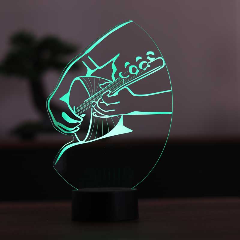 3-D Shaz LED Lamp